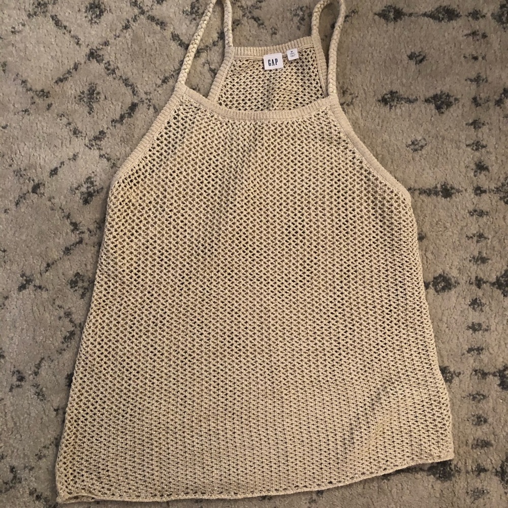 Gap Knit Shimmer Tank